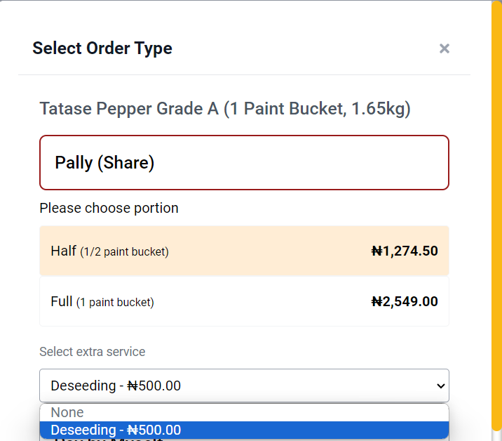 How to use Pally to buy fresh food on PricePally