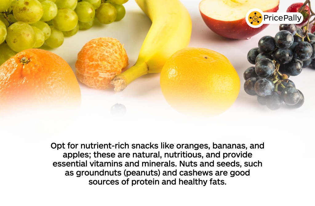 foods to avoid: Opt for nutrient-rich snacks like oranges, bananas...