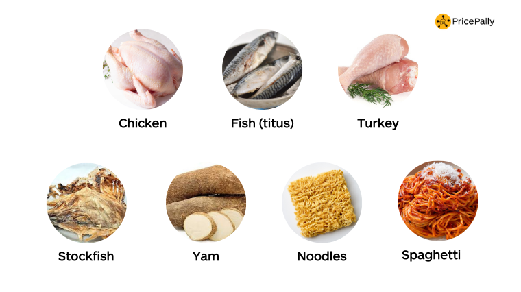 Proteins and carbohydrates.