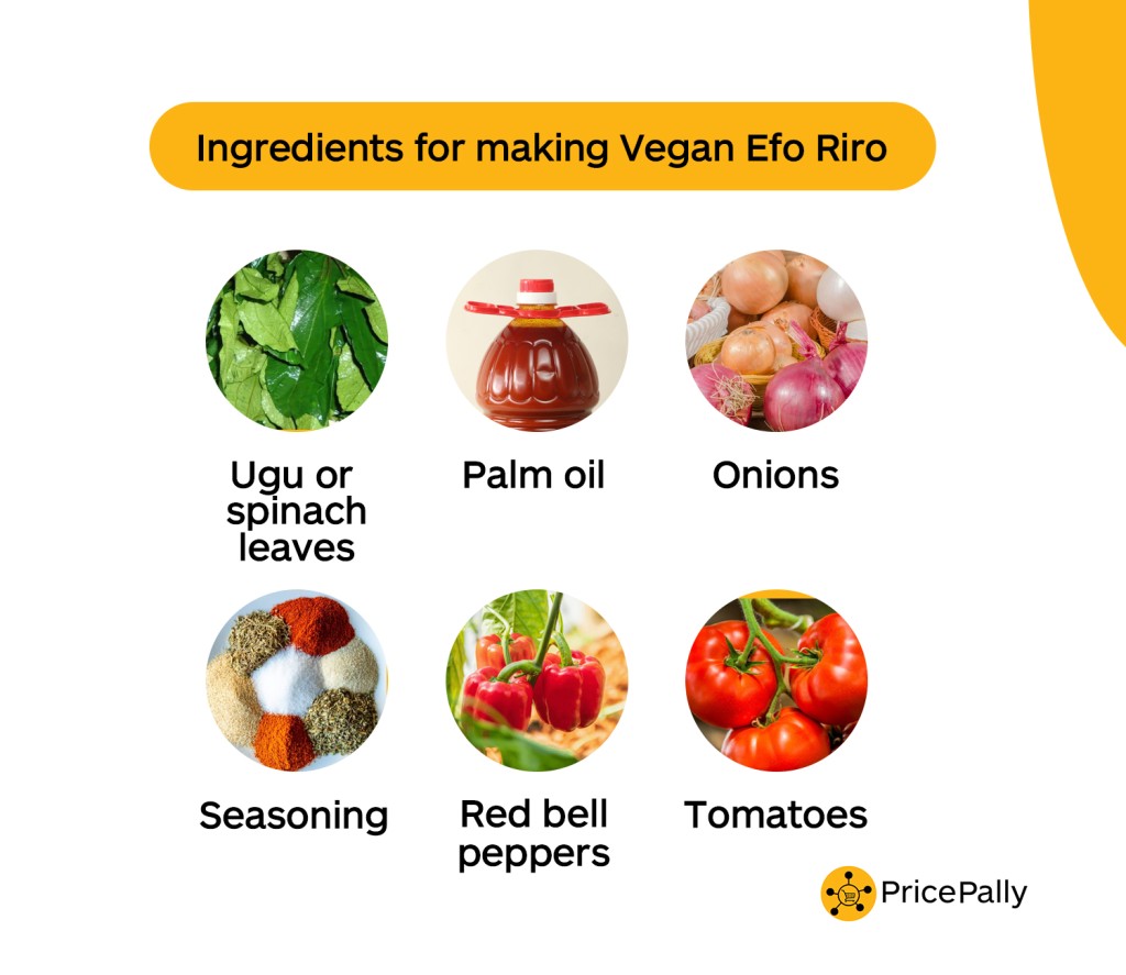 For efo riro, the vegan taste.