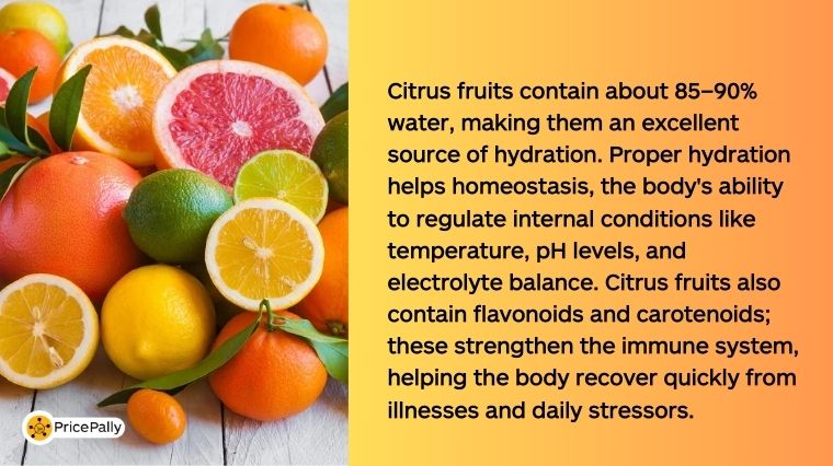 Health benefits of citrus fruits