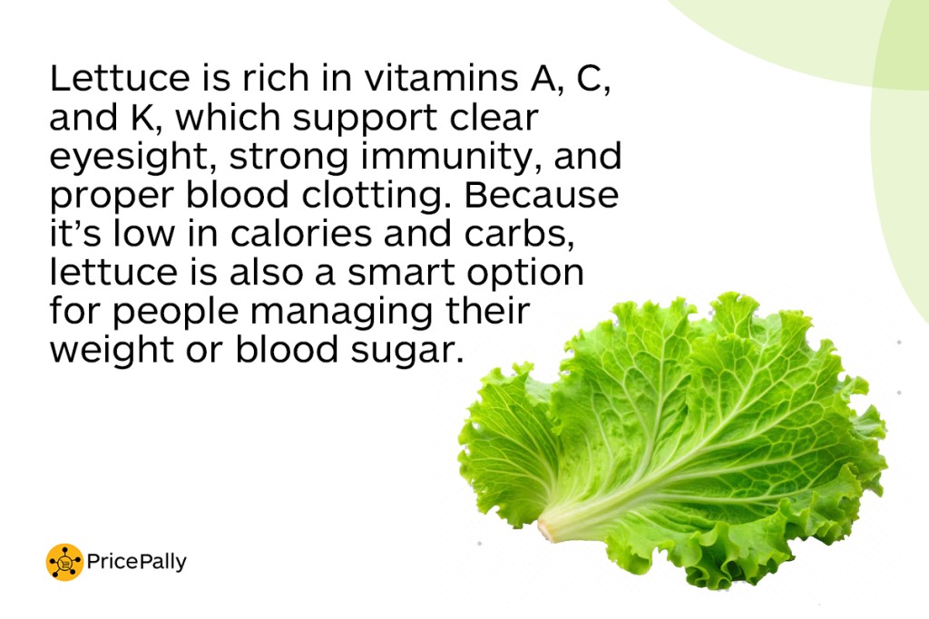 Benefits of eating lettuce meals